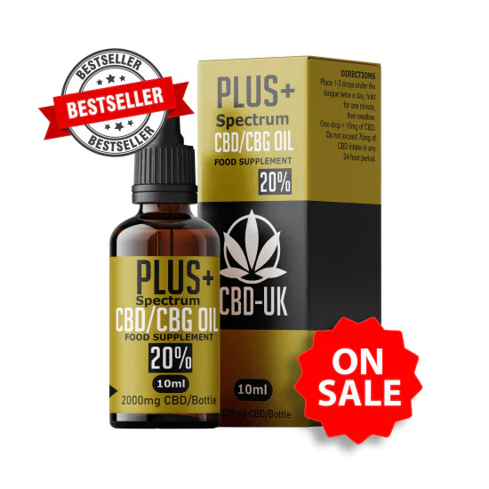 CBG Oil 2000mg 20% from CBD UK is a powerful CBD & CBG 50/50 mix
